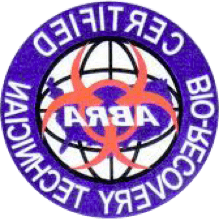 ABRA - certified bio-recovery technician logo